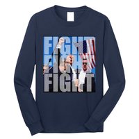 Fight Fight Fight For Donald Trump 2024 Usa Election Voting Long Sleeve Shirt