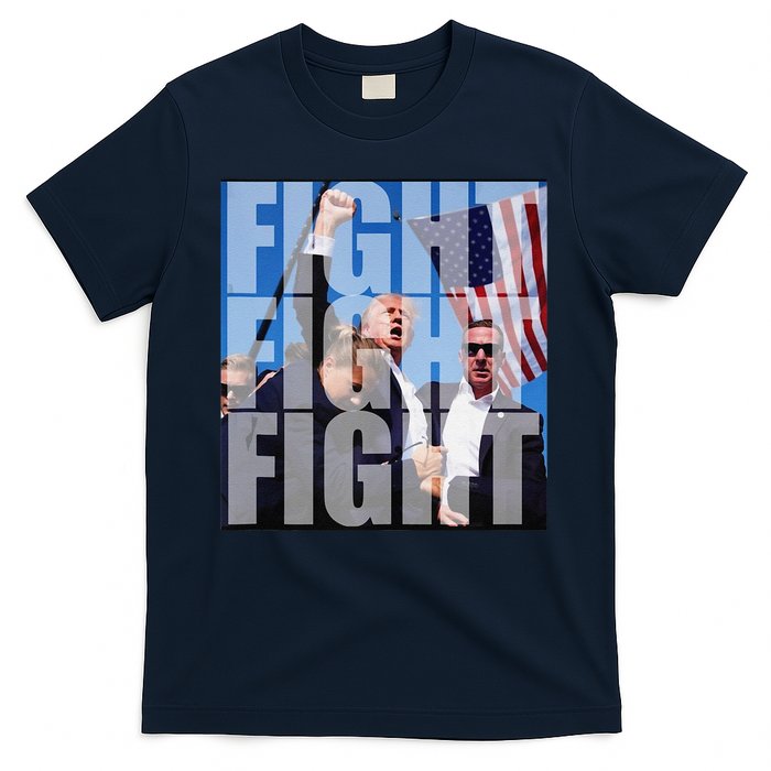 Fight Fight Fight For Donald Trump 2024 Usa Election Voting T-Shirt