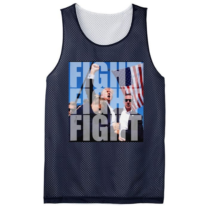 Fight Fight Fight For Donald Trump 2024 Usa Election Voting Mesh Reversible Basketball Jersey Tank