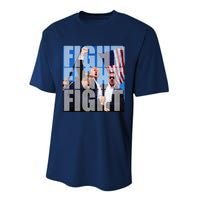 Fight Fight Fight For Donald Trump 2024 Usa Election Voting Performance Sprint T-Shirt