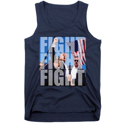 Fight Fight Fight For Donald Trump 2024 Usa Election Voting Tank Top