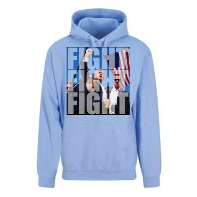 Fight Fight Fight For Donald Trump 2024 Usa Election Voting Unisex Surf Hoodie