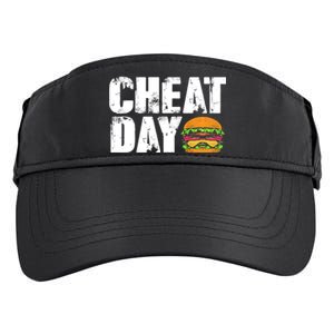 Funny Fast Food Hamburger Cheeseburger Cheat Day Gift Adult Drive Performance Visor