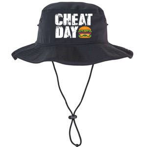 Funny Fast Food Hamburger Cheeseburger Cheat Day Gift Legacy Cool Fit Booney Bucket Hat