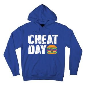 Funny Fast Food Hamburger Cheeseburger Cheat Day Gift Tall Hoodie