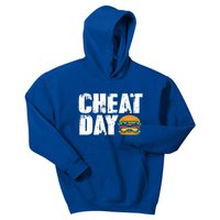 Funny Fast Food Hamburger Cheeseburger Cheat Day Gift Kids Hoodie