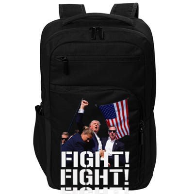 Fight Fight Fight Usa Flag Donald Trump 2024 Rally Presidential Election Impact Tech Backpack