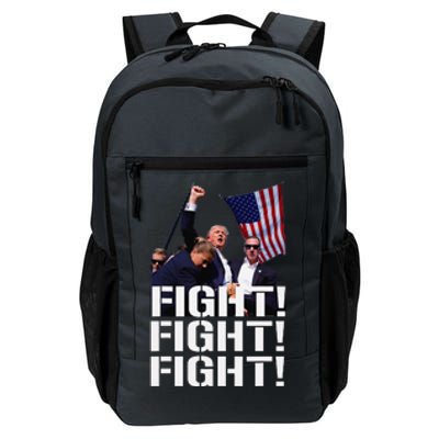 Fight Fight Fight Usa Flag Donald Trump 2024 Rally Presidential Election Daily Commute Backpack