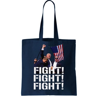 Fight Fight Fight Usa Flag Donald Trump 2024 Rally Presidential Election Tote Bag