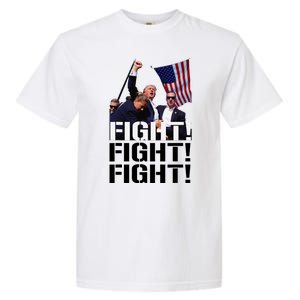 Fight Fight Fight Usa Flag Donald Trump 2024 Rally Presidential Election Garment-Dyed Heavyweight T-Shirt