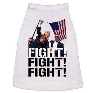 Fight Fight Fight Usa Flag Donald Trump 2024 Rally Presidential Election Doggie Tank