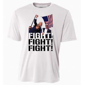 Fight Fight Fight Usa Flag Donald Trump 2024 Rally Presidential Election Cooling Performance Crew T-Shirt