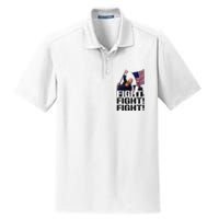 Fight Fight Fight Usa Flag Donald Trump 2024 Rally Presidential Election Dry Zone Grid Polo