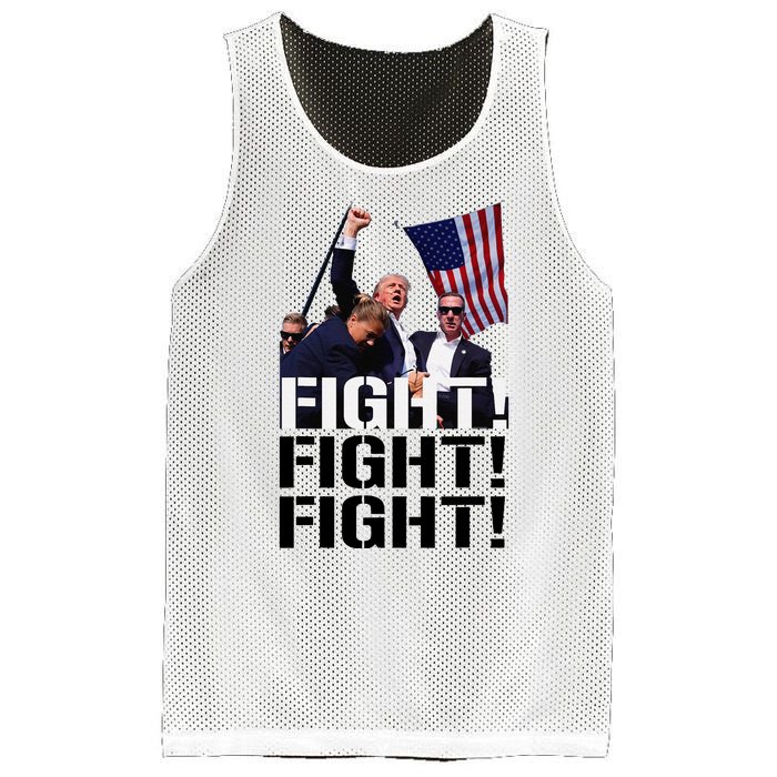 Fight Fight Fight Usa Flag Donald Trump 2024 Rally Presidential Election Mesh Reversible Basketball Jersey Tank