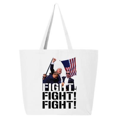 Fight Fight Fight Usa Flag Donald Trump 2024 Rally Presidential Election 25L Jumbo Tote