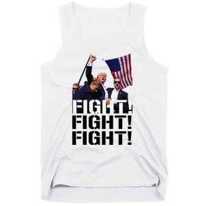 Fight Fight Fight Usa Flag Donald Trump 2024 Rally Presidential Election Tank Top