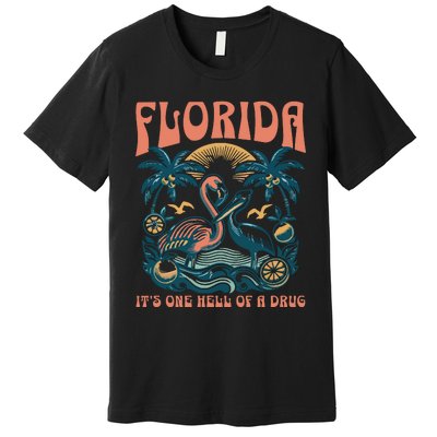 Florida Flamingo Premium T-Shirt