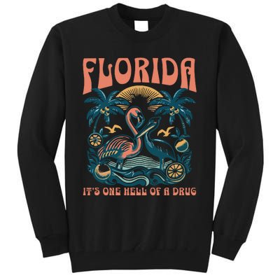 Florida Flamingo Tall Sweatshirt