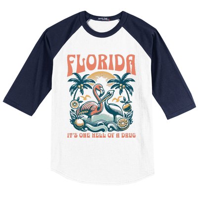 Florida Flamingo Baseball Sleeve Shirt