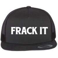Funny Fracking Flat Bill Trucker Hat