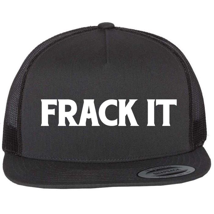 Funny Fracking Flat Bill Trucker Hat