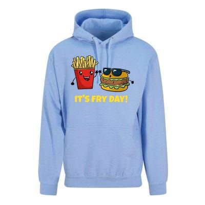 Funny Fast Food Hamburger It's Fry Day Burger Lover Gift Unisex Surf Hoodie