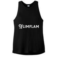 Flimflam Flim Flam Funny Sneaky Swindle Liar Sarcastic Ladies PosiCharge Tri-Blend Wicking Tank