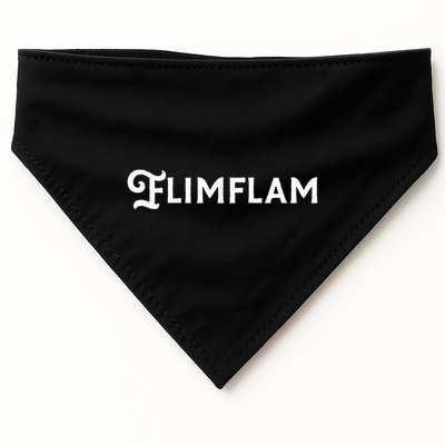 Flimflam Flim Flam Funny Sneaky Swindle Liar Sarcastic USA-Made Doggie Bandana