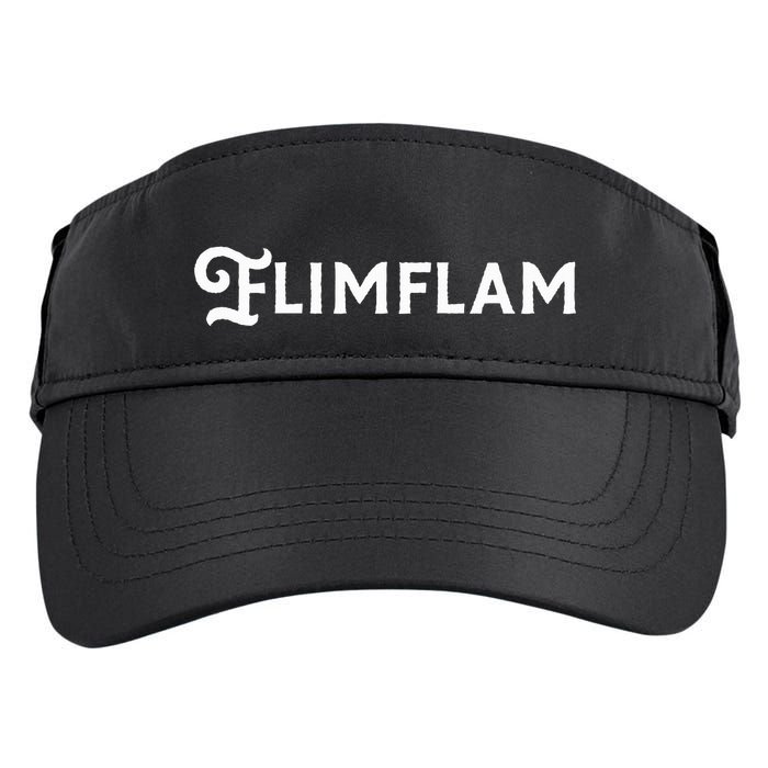 Flimflam Flim Flam Funny Sneaky Swindle Liar Sarcastic Adult Drive Performance Visor