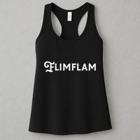 Flimflam Flim Flam Funny Sneaky Swindle Liar Sarcastic Womens Tank Top