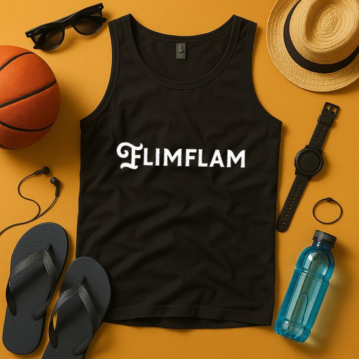 Flimflam Flim Flam Funny Sneaky Swindle Liar Sarcastic Tank Top