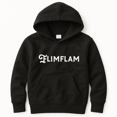 Flimflam Flim Flam Funny Sneaky Swindle Liar Sarcastic Kids Hoodie