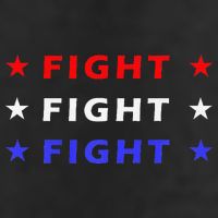 Fight Fight Fight Very Hard In Life Premium 7 Panel Mesh Trucker Snapback Hat