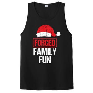 Forced Family Fun Winter Holidays Funny Christmas Gift PosiCharge Competitor Tank