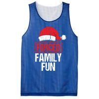 Forced Family Fun Winter Holidays Funny Christmas Gift Mesh Reversible Basketball Jersey Tank