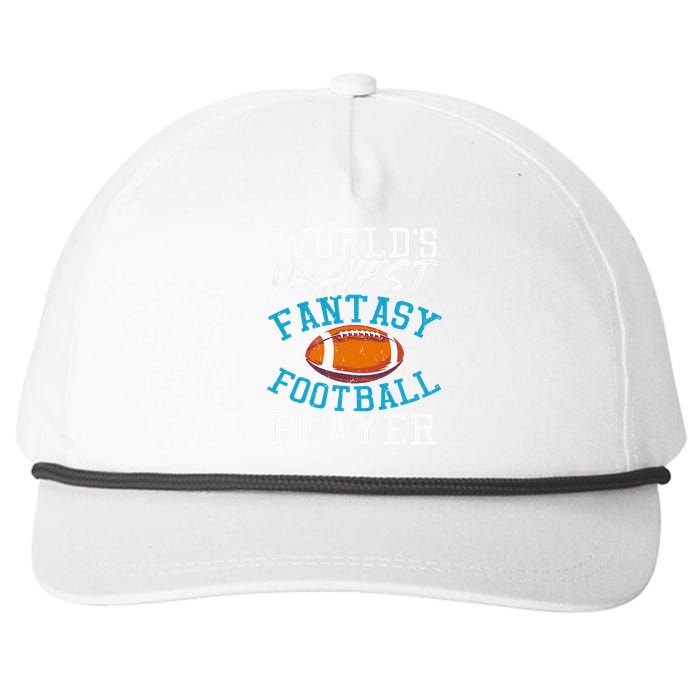 Football Funny Football Tee Fantasy Football Snapback Five-Panel Rope Hat