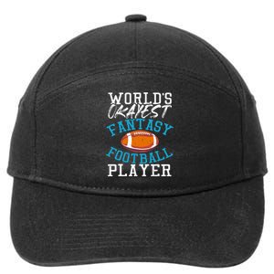 Football Funny Football Tee Fantasy Football 7-Panel Snapback Hat