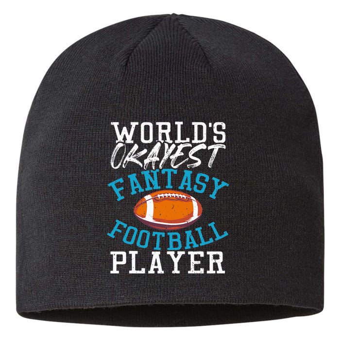 Football Funny Football Tee Fantasy Football Sustainable Beanie