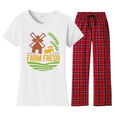 Farm Fresh Women's Flannel Pajama Set