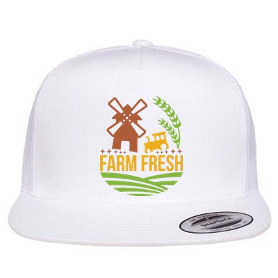 Farm Fresh Flat Bill Trucker Hat