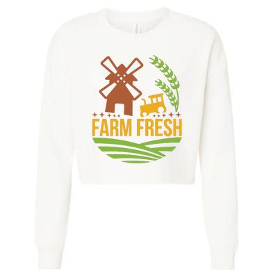 Farm Fresh Cropped Pullover Crew