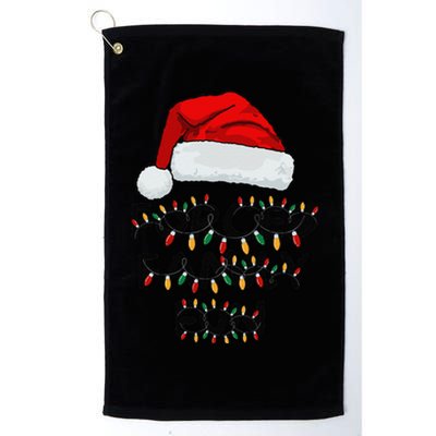 Forced Family Fun Sarcastic Christmas Funny Platinum Collection Golf Towel