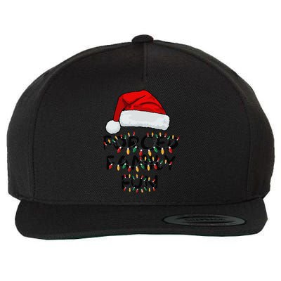 Forced Family Fun Sarcastic Christmas Funny Wool Snapback Cap