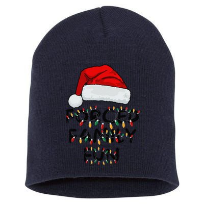 Forced Family Fun Sarcastic Christmas Funny Short Acrylic Beanie