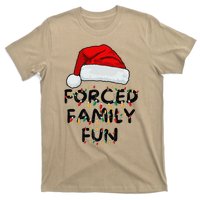 Forced Family Fun Sarcastic Christmas Funny T-Shirt