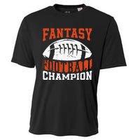 Funny Fantasy Football Player Fantasy Football Champion Cooling Performance Crew T-Shirt