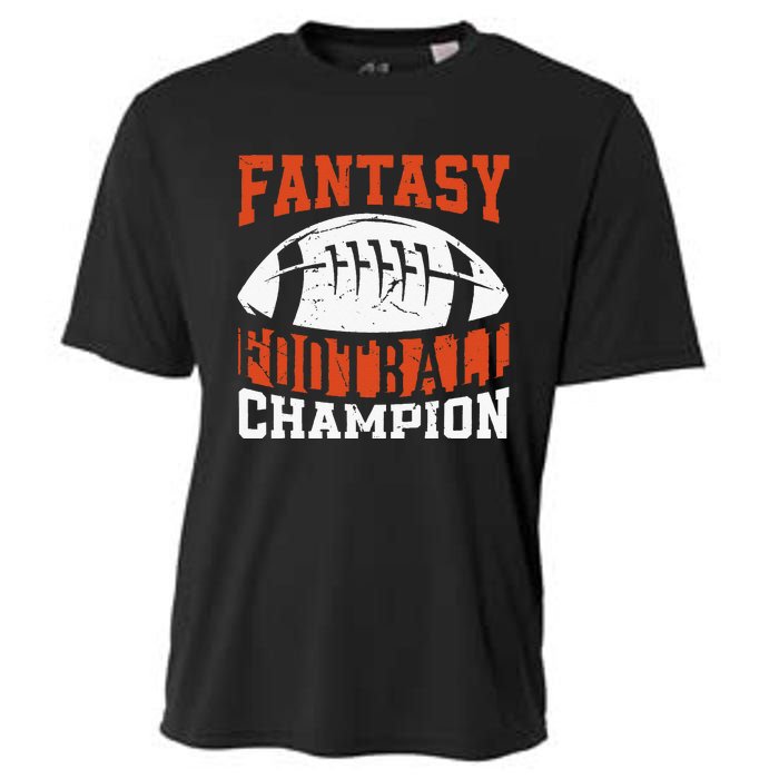 Funny Fantasy Football Player Fantasy Football Champion Cooling Performance Crew T-Shirt