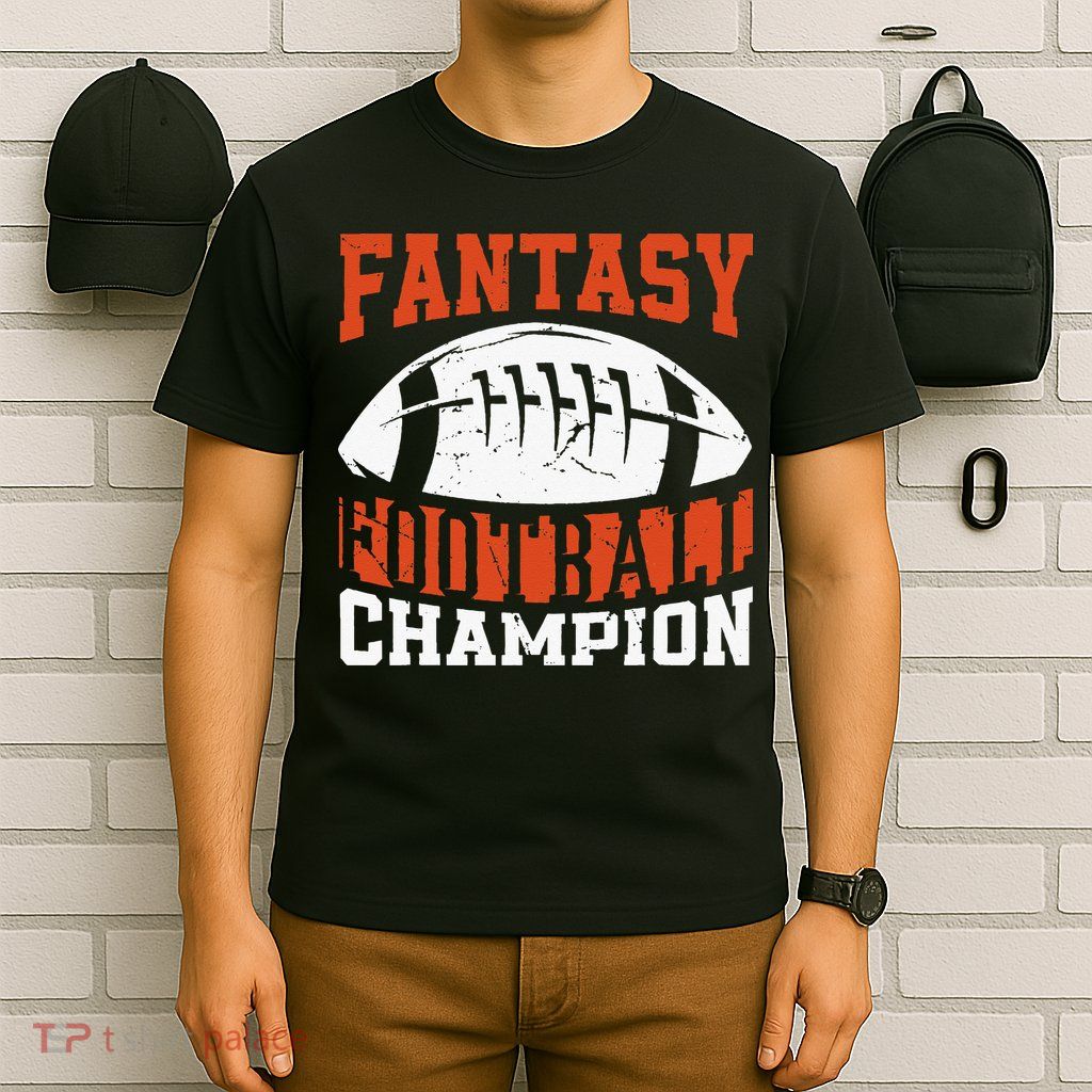 Funny Fantasy Football Player Fantasy Football Champion T-Shirt
