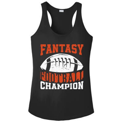 Funny Fantasy Football Player Fantasy Football Champion Ladies PosiCharge Competitor Racerback Tank