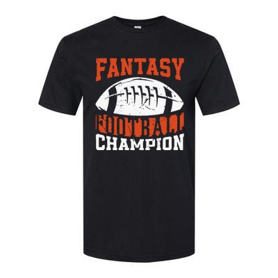 Funny Fantasy Football Player Fantasy Football Champion Softstyle CVC T-Shirt